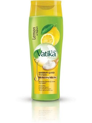 Dabur Vatika Naturals Lemon and Yoghurt Dandruff Guard Shampoo 200ml / Шампунь для Волос Против Перхоти Лимон и Йогурт 200мл