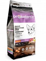 АКЦИЯ 15+2 кг ProBalance Gourmet diet Adult Корм сухой для взрослых собак с говядиной и кроликом