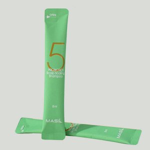 Шампунь для глубокого очищения кожи головы Masil 5 Probiotics Scalp Scaling Shampoo, 8мл*1шт