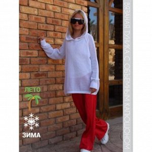 Stefanika / Вязаная туника белая