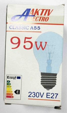 --    Лампа накаливания Б-230-95-1 95Вт Е-27 Aktiv-Electro груша