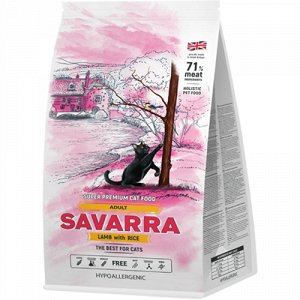 Savarra Adult Корм с ягнёнком и рисом для кошек