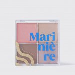 VIVIENNE SABO Палетка кремовая д/скульптурирования лица Mariniere 01, бежевый/кораловый  NEW