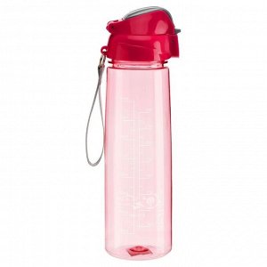 Бутылка для воды, 800 мл, "Айви", розовая
