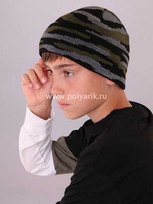 Шапка подростковая, подклад флис