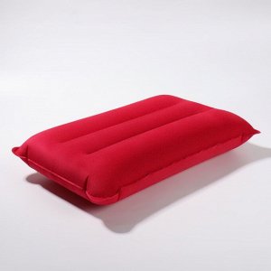 Подушка дорожная, надувная, 42 ? 30 см, цвет МИКС