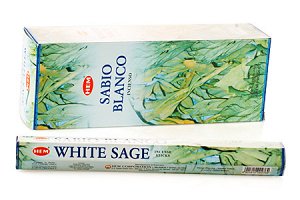 Благовония HEM, шестигранники, White Sage (Белый шалфей)