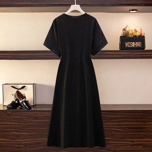 Женское платье, цвет черный