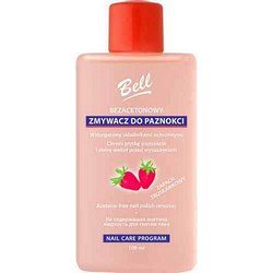 Bell Nail Polish Remover - Жидкость для снятия лака без ацетона с ароматом клубники, 100 мл