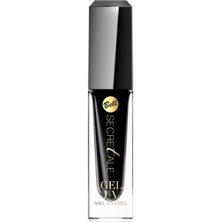 Bell Secretale Uv Gel Nail Enamel - Лак для ногтей Эффект геля, тон 01 черный, 6 мл