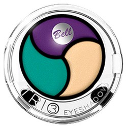 Bell Trio Eyeshadow - Тени для век 3-х цветные, тон 4, 4 гр