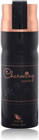 Ekoz Дезодорант-спрей CHARMING BLACK женский  200мл