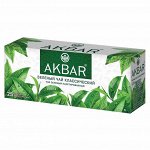 Чай Акбар классический зеленый 25пак х 2гр