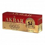 Чай Акбар п/я GOLD 25пак х 2гр