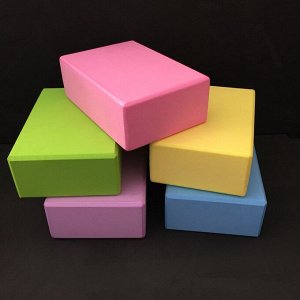 Блок(кубики,кирпич) для фитнеса, йоги, спорта и танцев 1шт., 7,5х15х23см