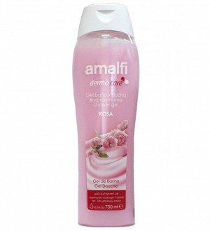 AMALFI гель для ванн и душа "Gentle Rose", для всех типов кожи 750мл
