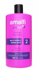 AMALFI шампунь Профессиональный Интенсивный блеск Intense shine для всех типов волос 900мл