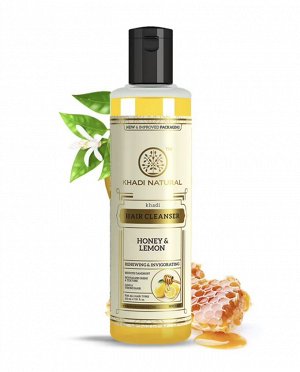 Khadi Honey & Lemon Juice Shampoo/ Кхади Травяной шампунь с медом и соком лимона