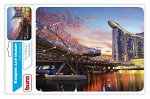 Коврик для мыши Buro BU-M80007 рисунок/ночной город 230х180х2мм