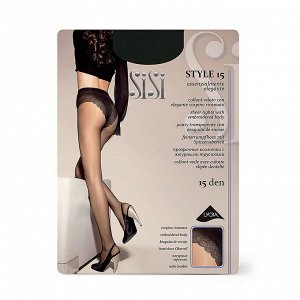 Колготки Style 15 прозрачные эластичные колготки с ажурными трусиками