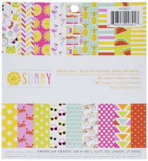 Набор бумаги Imaginisce "Sunny" 15,2*15,2см (36 листов)