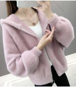 Кардиган с капюшоном