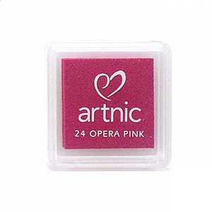 Подушечка чернильная Tsukineko "Artnic Small" 25*25 мм, цвет: розовый