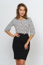 Платье Жизель №3.Цвет:черный/белый
