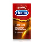 DUREX RealFeel (для естественных ощущений) Презервативы №12