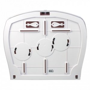 Диспенсер для туалетной бумаги ЛАЙМА PROFESSIONAL (Система T1/T2), большой, бел, ABS пластик, 601428