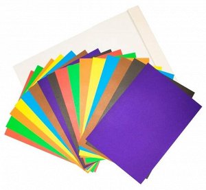 Набор цветной бумаги "Школа творчества" А4, 8 цветов, 16 листов
