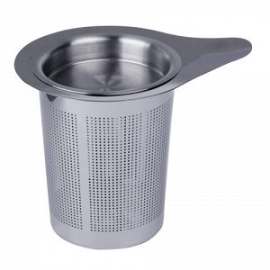 Кружка для заваривания чая/кофе ЛАЙМА "Молли", 300 мл, жаропрочное стекло/нержавеющая сталь