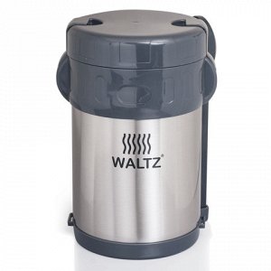 Термос WALTZ / ЛАЙМА пищевой с широким горлом, 2 л, нерж. ст