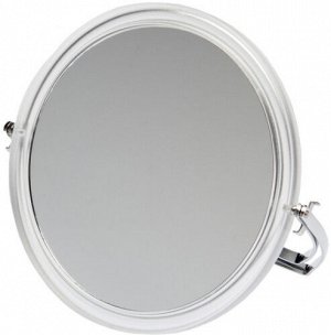 Девал, Зеркало MR109 настольное прозрачная оправа, металлическая подставка 165**163мм, Dewal