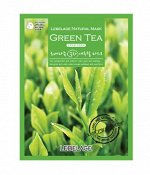 LEBELAGE GREEN TEA NATURAL MASK Маска-салфетка для лица с экстр. ЗЕЛЁНОГО ЧАЯ 23г