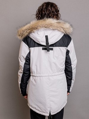 Парка. Цвет: Светло серый