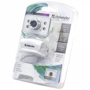 Веб-камера DEFENDER G-lens 321-I, 0.3Мп,микрофон,USB 2.0,под