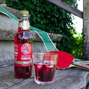 Комбуча Клюква-Мята-Брусника "KOMBUCHA-ENERGY", 555 мл