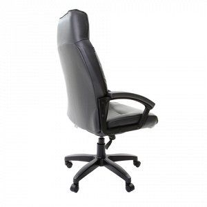 Кресло офисное BRABIX Formula EX-537, экокожа, серое, 531389