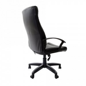 Кресло офисное BRABIX Trust EX-535, экокожа черная, ткань се