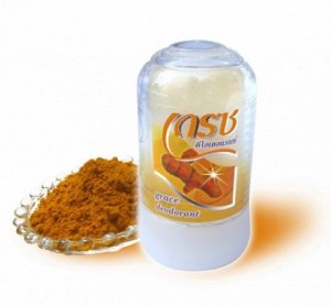 Дезодорант Грейс кристаллический натуральный Турмерик Crystal deodorant Grace Turmeric Novolife