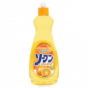 Жидкость для мытья посуды "Kaneyo - сладкий апельсин", 600 мл