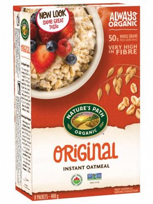 Original Hot Oatmeal Органическая овсяная каша быстрого приготовления «Оригинал» 400 гр 1*-6