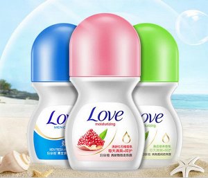 Bioaqua LOVE Moisturizing шариковый дезодорант-антиперспирант