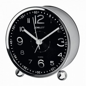 Часы-будильник SCARLETT SC-AC1005B, электронный сигнал, плас