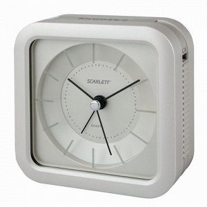 Часы-будильник SCARLETT SC-AC1006W, повтор сигнала, электрон