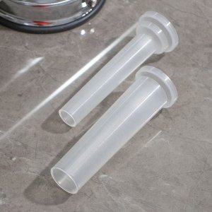 Шприц колбасный, 0,75 кг, 31x14x10 см, 3 насадки, нержавеющая сталь