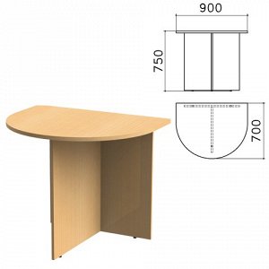Стол приставной к столу для переговоров (640110) "Монолит"(ш