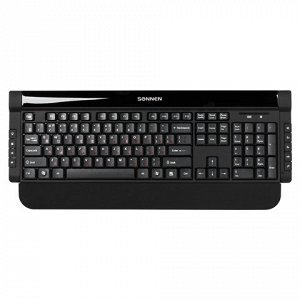 Клавиатура беспроводная SONNEN KB-R120, мультимедийная, 9 до