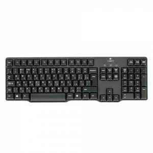 Клавиатура проводная LOGITECH K100 Classic, PS/2, 104 клавиш